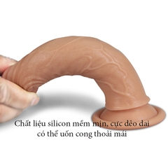 Dương Vật Silicon Cao Cấp Mềm Mịn Như Thật - Thiết Kế 2 Da Lovetoy USA