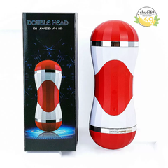 Âm Đạo Giả 2 đầu Double Head Miệng Và Âm Đạo Không Rung