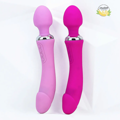 Máy massage điểm G rung 2 đầu Double End ấm nóng pin sạc