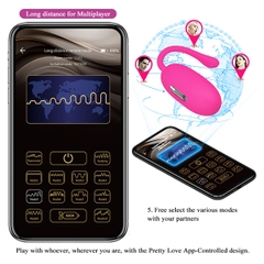 Trứng Rung PrettyLove Doreen Điều Khiển App – Xung Điện