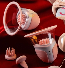 Máy Massage Ngực 3 In 1 Công Nghệ Lưỡi Xoay Liếm Hút, Săn Chắc Vòng 1