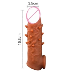 Bao Cao Su Đôn Dên Top Notch Gai Mềm Tăng 2.5cm Giống Thật