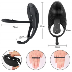 Vòng Đeo Cock Ring Cao Cấp – Khóa Tinh Kéo Dài Thời Gian, Điều Khiển Từ Xa