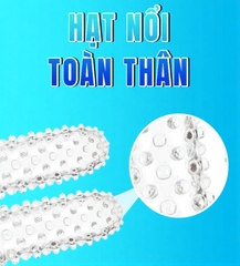 Bao Cao Su 2 Ngón Tay Dài Aichao Có Hạt Nổi Toàn Thân