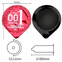 Bao Cao Su Siêu Mỏng OLO 001 Đỏ (Độ Mỏng Kỷ Lục 0.01mm, An Toàn Cho Da Nhạy Cảm)