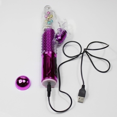 Dương Vật Giả Đa Năng Vibrator Rung Xoay Thụt