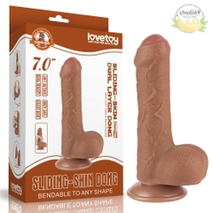 Dương Vật Lovetoy 2 Lớp Tuột Da Lên Xuống Như Thật