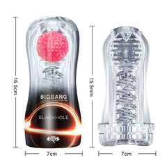 Cốc Thủ Dâm Trong Suốt Big Bang Lulubie (Chất Liệu Silicone Cao Cấp & Van Thông Hơi Airhole Kích Thích)