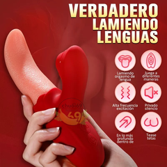 Lưỡi Rung Nút Siêu Mạnh Sạc Điện 2 Nhánh Cao Cấp