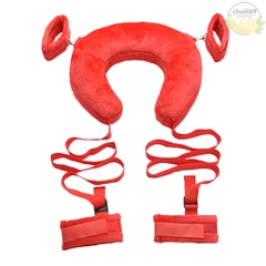 Đồ Chơi BDSM Trói Tay Chân Kèm Gối Kê Cổ