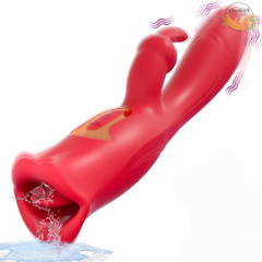 Sextoy Hai Đầu Rung Kích Thích Điểm G Liếm Âm Vật