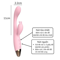 Dương Vật Giả Rung 10 Chế Độ Lilo Sagan