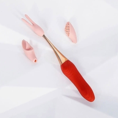 Máy Mát Xa Điểm G 3 Đầu Pin Sạc Nhỏ Gọn