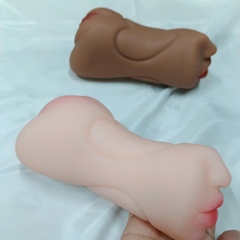 Âm Đạo Giả Và Miệng 2 Đầu 3 In 1 Siêu Xinh Tặng Kèm Trứng Rung, Gel Bôi Trơn