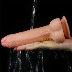 Dương vật Lovetoy Sliding Skin 7 inch 2 lớp tuột da châu phi mạnh mẽ