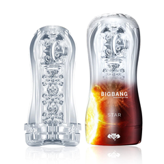 Cốc Thủ Dâm Trong Suốt Big Bang Lulubie (Chất Liệu Silicone Cao Cấp & Van Thông Hơi Airhole Kích Thích)