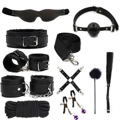 Bộ Dụng Cụ BDSM JIUAI Dây Trói, Roi Da 11 Món