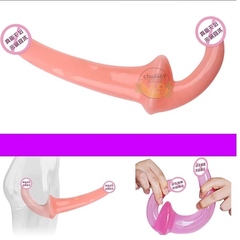 Dương Vật Giả 2 Đầu Không Rung Giá Rẻ - Silicon Mềm Mại