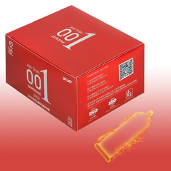 Bao Cao Su Siêu Mỏng OLO 001 Đỏ (Độ Mỏng Kỷ Lục 0.01mm, An Toàn Cho Da Nhạy Cảm)