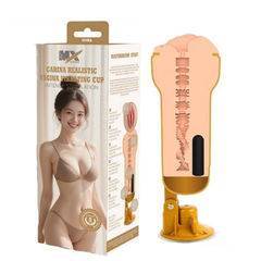 Cốc Thủ Dâm Mô Phỏng Âm Đạo Giả Rung Có Đế Hít MX SIGNATURE