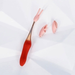 Máy Mát Xa Điểm G 3 Đầu Pin Sạc Nhỏ Gọn