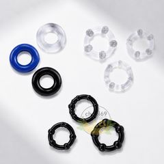 Bộ Vòng Đeo Dương Vật Silicone Stay Hard (Hỗ Trợ Cương Cứng Dày Hơn, Kéo Dài Thời Gian & Tăng Khoái Cảm)