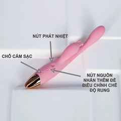 Máy Massage Có Nhánh Nhỏ Gọn Nhiều Chế Độ Rung Tỏa Nhiệt
