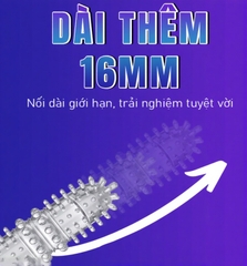 Bao Cao Su Ngón Tay Aichao A-Spot 4 Có Gai Lớn Toàn Thân Kèm Hạt Nổi