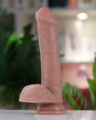 Dương vật giả Lovetoy 8 inch dual layered trùm đầu có gắn tường