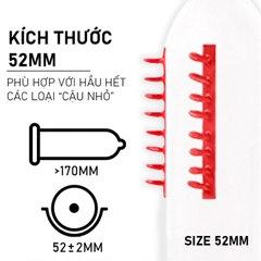 Bao Cao Su Beilile Pleasure More Rồng Xanh Gai Lớn Bao Quanh Hộp 2 Cái + Tặng 1 Cái Khác Loại