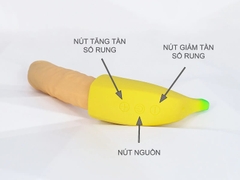 Dương Vật Giả Ngụy Trang Chuối Rung Cực Mạnh