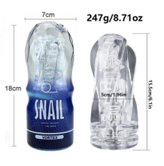 Âm Đạo Giả Cốc Snail Cup Trong Suốt