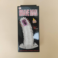 Bao Cao Su Đôn Dên Brave Man Gai Nhọn Rung Đầu