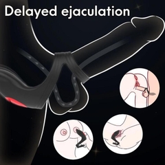 Vòng Khóa Tinh Trùng Fanshiyao Rung Kép Lưỡi Liếm Cực Phê