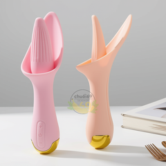 Lưỡi Liếm Rung Flower Tongue Cao Cấp - Massage Đa Chế Độ