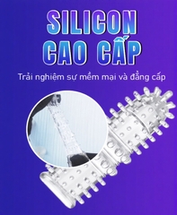 Bao Cao Su Ngón Tay Aichao A-Spot 4 Có Gai Lớn Toàn Thân Kèm Hạt Nổi
