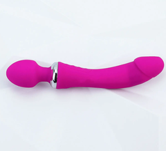 Máy massage điểm G rung 2 đầu Double End ấm nóng pin sạc