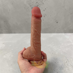 Dương Vật Giả Silicone Mềm Chân Thật 22cm (Cấu Trúc Đàn Hồi & Kích Thích Sâu)