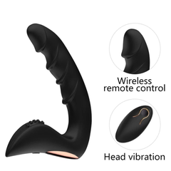 Plug Rung Massage Hai Lõi Rung Đa Tần Số Điều Khiển Từ Xa (Động Cơ Kép Siêu Mạnh, 10 Chế Độ Rung & Sạc Tích Điện USB)