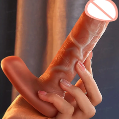 Dương Vật Giả Rung Thụt Sưởi Ấm Điều Khiển Từ Xa Cho Nữ Sướng