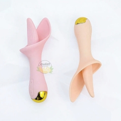 Lưỡi Liếm Rung Flower Tongue Cao Cấp - Massage Đa Chế Độ