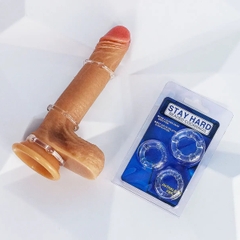Vòng Bi Đeo Dương Vật Stay Hard Trong Suốt
