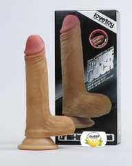 Lovetoy Natural Cock Silicon Cao Cấp Mềm Mịn Hít Tường