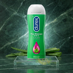 Gel Bôi Trơn Durex Play Massage 2 in 1 200ml (Gốc Nước Chiết Xuất Lô Hội, Massage Cơ Thể & Tăng Cường Độ Ẩm)