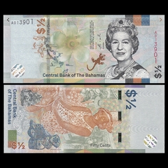 1/2 dollar Bahamas 2019