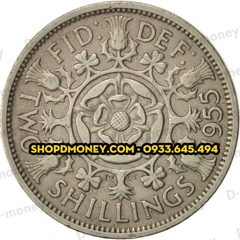 2 shillings Elizabeth II 1953 - 1967