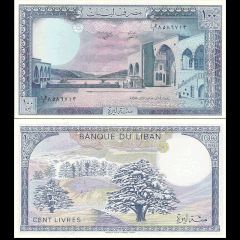 100 livres Liban 1986