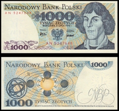1000 zlotych Poland 1975