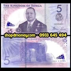 5 paanga Tonga 2023 polymer