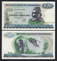 20 dollars Zimbabwe 1994